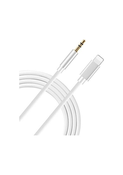 Apple Uyumlu iPhone iPad Lightning To 3.5mm Ses Çevirici Aux Kablo 1m