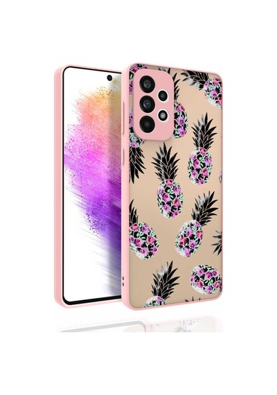 Zore Galaxy A73 Kılıf Desenli Kamera Korumalı Parlak Nvth Nora Kapak - No3
