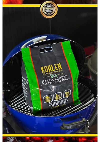 Bioglut 5 Kg Bbq Kömür Bio Yumurta Press-uzun Süreli Yanma, Premium Mangal Kömürü