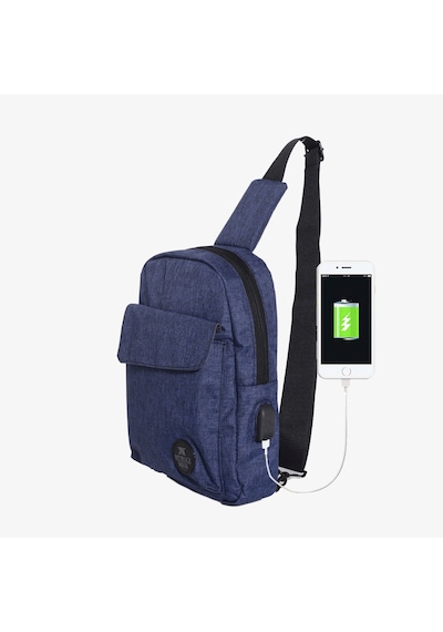 My Valice Smart Bag Usb'Li Çapraz Göğüs Çantası 1505 Gri