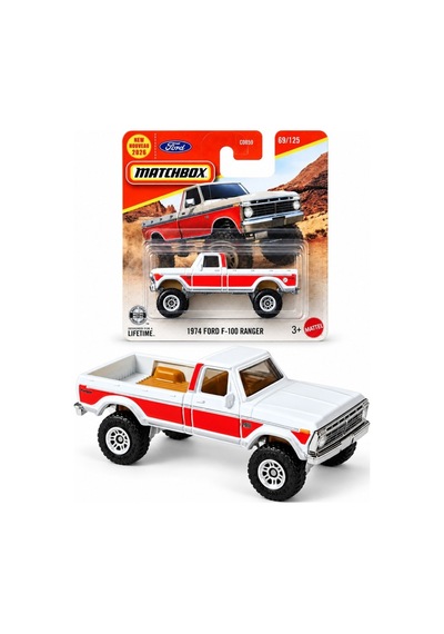C0859 Matchbox 1:64 Tekli Arabalar 1974 Ford F-100 Ranger Jhn62 Çok Renkli