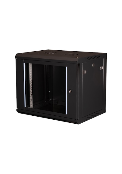 Lande 9u 19" Duvar Tipi Rack Kabinet Genişlik: 600 Mm Derinlik: 450 Mm Siyah Demonte