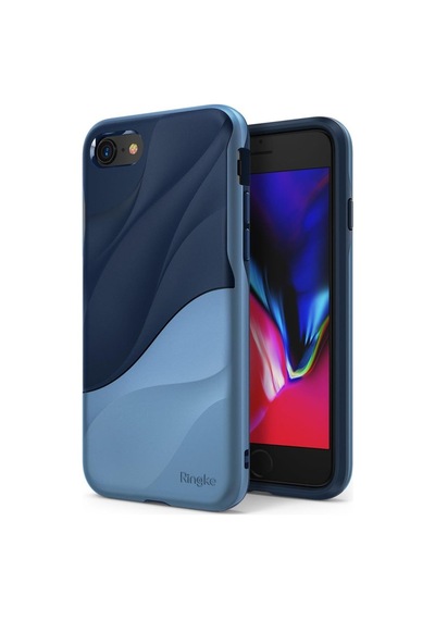 Ringke Wave Apple Uyumlu iPhone 7/8 İle Kılıf Coastal Blue