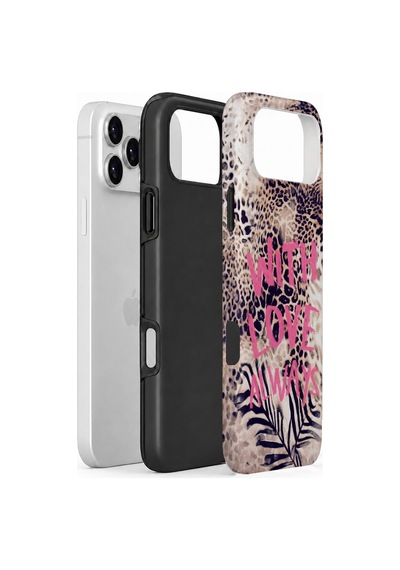 Velvoria Valestra Wild Love Apple iPhone Uyumlu 17 Pro Darbe Korumalı Kılıf Valestra Select - Wild Love