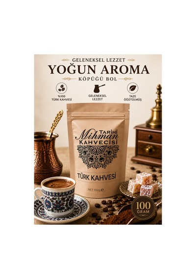 Mihman Türk Kahvesi 100 Gr X 3 Paket