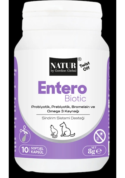 Natur Gordion Global Entero Biotic Kedi/köpek Sindirim Florası Desteği