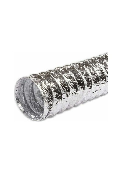 Alüminyum Aspiratör Davlumbaz Havalandırma Borusu 120 Mm X 1.5 Metre Gümüş - 825490019