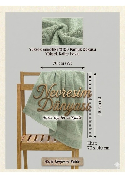 Prime Hlu 70x140 Su Yeşili Diğer