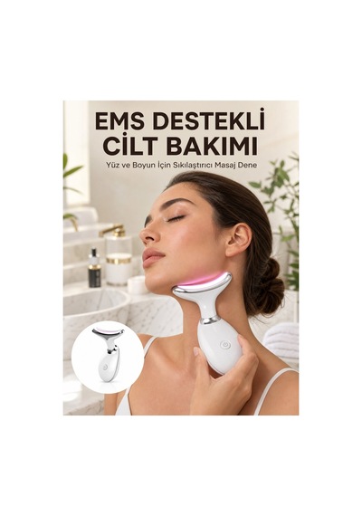 Cilt Yenileyici Şarjlı Güzellik Aleti Pozitif/negatif İyon Titreşimli Masaj - Hs08374229-1 Renkli