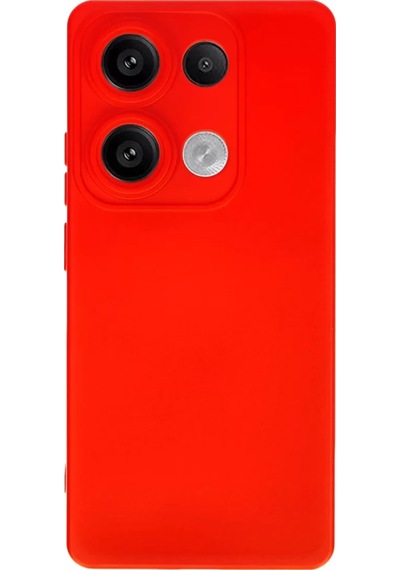 Newface Xiaomi Redmi Note 13 Pro 4g Kılıf Nano İçi Kadife Silikon - Kırmızı Resimdeki
