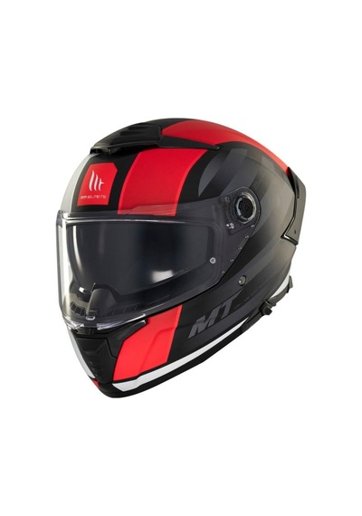 Mt Thunder 4 Sv Treads B5 Full Face Motosiklet Kaskı Siyah - Kırmızı