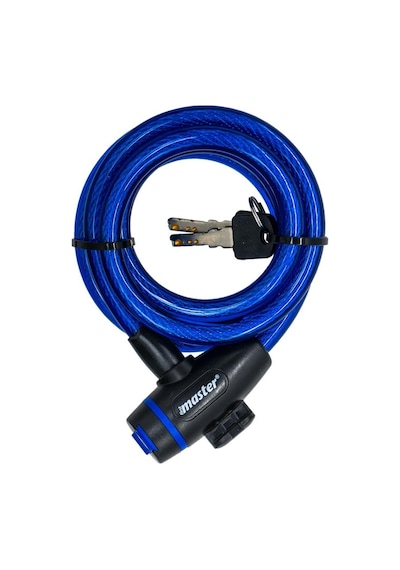 Master 500945 Anahtarlı Bisiklet Kilidi 12mm X 150cm Çok Renkli