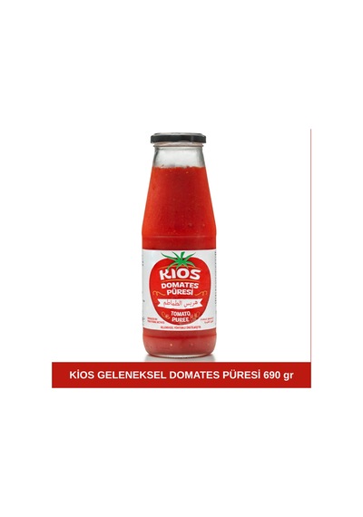 Geleneksel Domates Püresi 690 Gr Cam Şişe