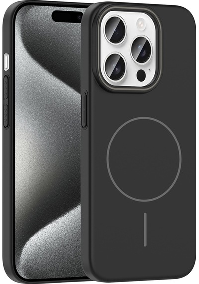 Apple İphone 15 Pro Kılıf Magsafe Şarj Özellikli Renkli İnce Yapılı Sararmaz Kılıf