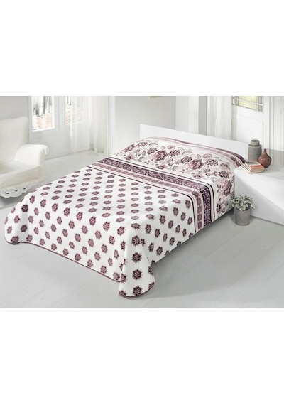 Sarar Battaniye Sarar Çift Kişilik Modern Battaniye Sarar 4 Kg Krem-kahve