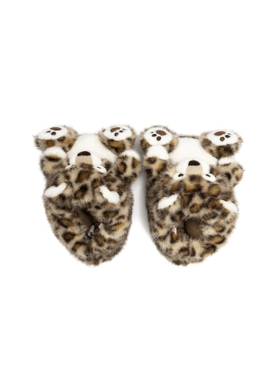 Twigy Panky Kadın Hayvanlı Panduf Leopar-kahverengi 36/41 6417765