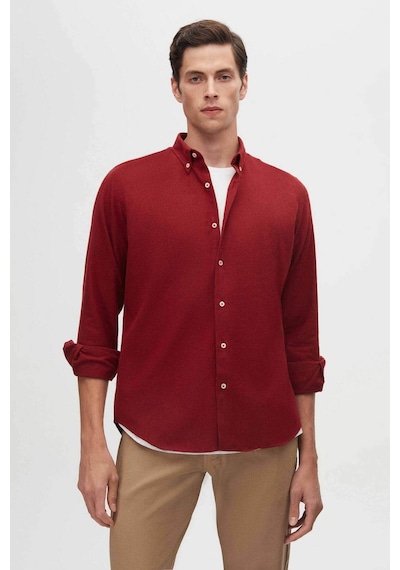 D'S Damat Ds Damat Regular Fit Bordo Düz Kışlık Gömlek 7HC02ORT13265 Kırmızı D'S Damat Ds Damat Regular Fit Bordo Düz Kışlık Gömlek 7HC02ORT13265 Kırmızı