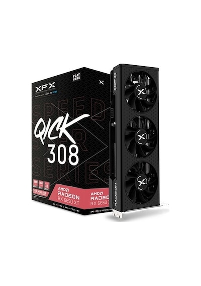 XFX AMD Radeon RX 6650 XT Speedster QICK308 Ultra RX-665X8LUDY 8 GB GDDR6 128 Bit Ekran Kartı