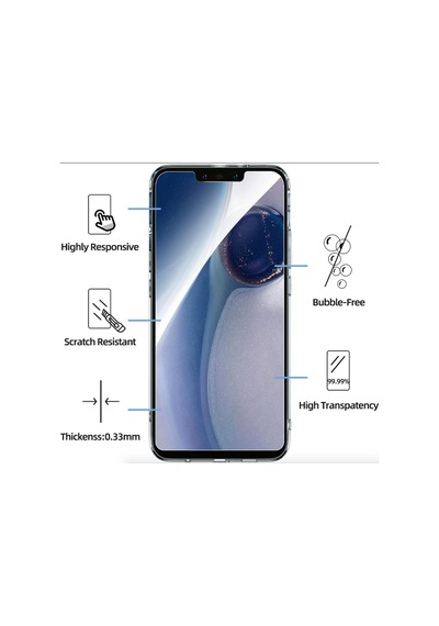 Huawei Mate 20 Lite Kırılmaz Ekran Koruyucu Telefon Camı Şeffaf Temperli 2 Adet