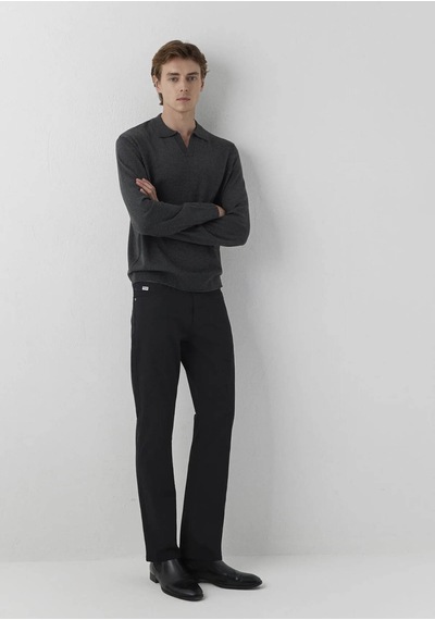 Mavi Hunter, Regular Straight Siyah Erkek Jean Pantolon 00202a4017