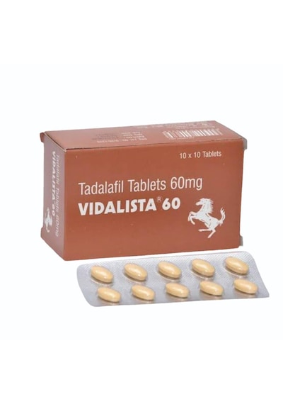Vidalista Tadalafil 60 Mg 100 Tablet Aromasız