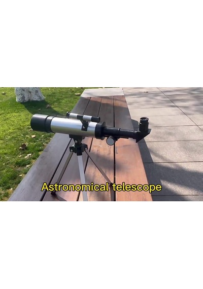 50x360 Mini Astronomik Teleskop - Alüminyum Gövde & Tripodlu - Mini Teleskop