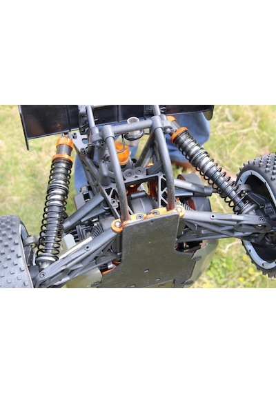 Sy Racıng 1/5 Baja 5b 30.5cc Rtr Kurşunsuz Benzinli Uzaktan Kumandalı Rc Arazi Model Araba 80+kmh 75cm Uzunluk Offroad Turuncu Kullanıma Hazır Syracıng/baja5b-turuncu