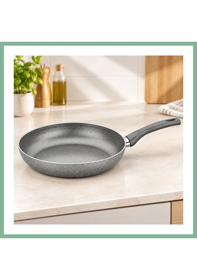 Bşkvirgo Granit Tava 30 Cm Tek Saplı Bsk2026