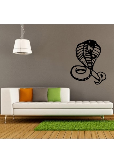 Cobra Folyo Sticker 60cm Uzunluk Siyah