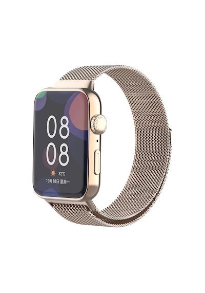 Kilifone - Huawei Watch Fit 3 Uyumlu - Kordon Metal Kordon Krd-01 - Siyah