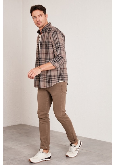 Buratti Erkek Gömlek Cf21W112844 Camel