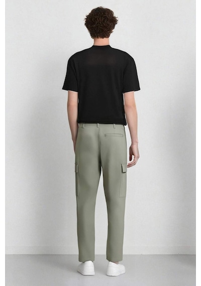 DeFacto Relax Fit Rahat Kesim Yazlık Pantolon Kargo Cepli Düz Paça D5967AX25SPKH442