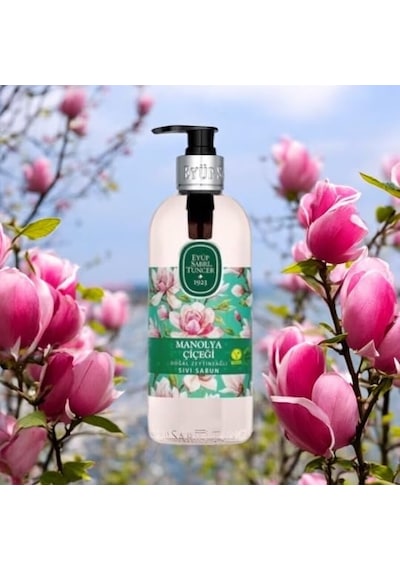 Eyüp Sabri Tuncer Doğal Zeytinyağlı Sıvı Sabun Manolya Çiçeği 500 Ml Pet Şişe