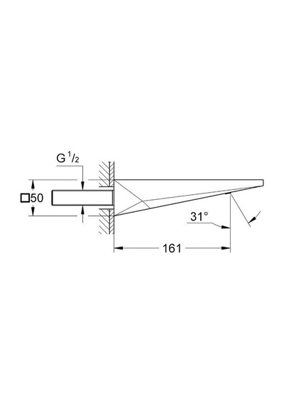 Grohe Allure Brilliant 13485000 Çıkış Ucu Gümüş