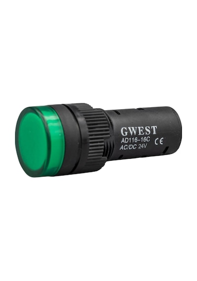 Gwest 16 - 24v - Y Led Sinyal 24v. Ac-dc Yeşil 20 Adet