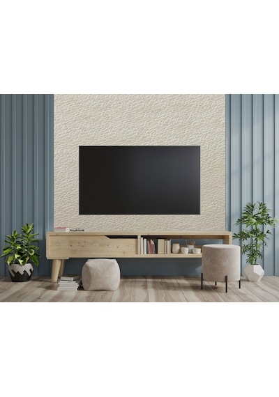 Tink 3d Kendinden Yapışkanlı Akustik Keçe Panel Leopar Desenli 52x98 Cm 10 Adet 5 M² Ekru