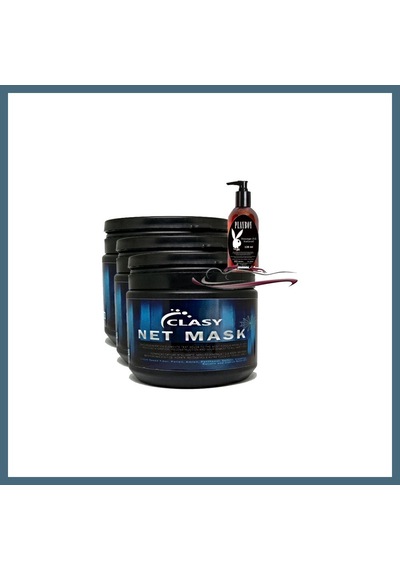 Bezos Clasy Net Mask 450ml Saç Bakım Maskesi 3 Adet Ile 120ml Playboy Masaj Yağı Agc