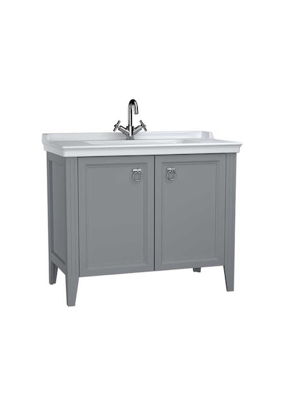 VitrA Valarte Lavabo Dolabı 100 Cm Mat Gri 62157 Gri VitrA Valarte Lavabo Dolabı 100 Cm Mat Gri 62157 Gri