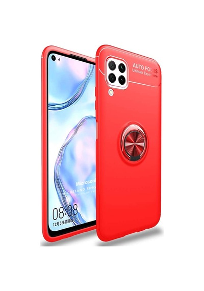 Microsonic Huawei P40 Lite Kılıf Kickstand Ring Holder