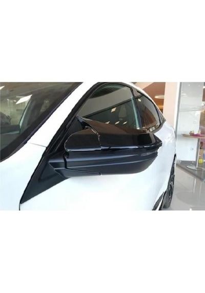 Fıat 500l 14-18 Yarasa Batman Ayna Kapağı Piano Black