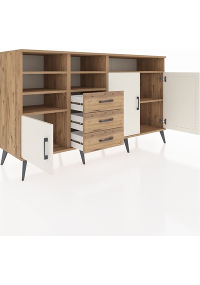 Hyperion Konsol 7 Raflı 3 Çekmeceli 3 Kapaklı 176x44x99 Çam-aytaş Çam-aytaşı/çam Hyperion Konsol 7 Raflı 3 Çekmeceli 3 Kapaklı 176x44x99 Çam-aytaş Çam-aytaşı/çam