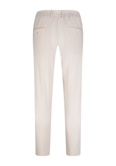 Hatemoğlu Ekru Regular Fit Yandan Cepli 100% Pamuk Jogger Pantolon
