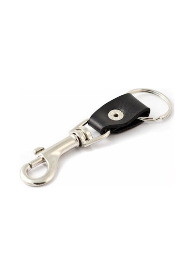 0305-907 Key-Bak Bolt Snap Deri Kayışlı Anahtarlık Halkası Çok Renkli