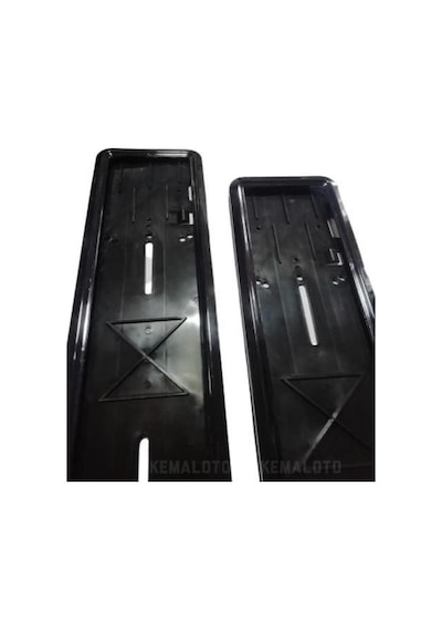 Siyah Plakalık Piano Black Plakalık 1 Takım 2 Adet