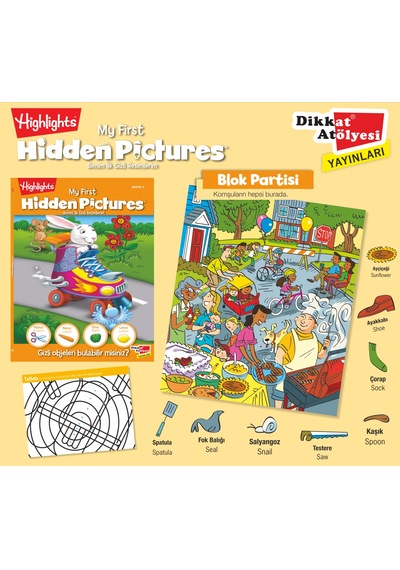 My First Hidden Pictures (ilk Gizli Resimlerim) 4’lü Set