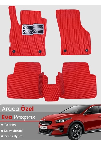 Kia Xceed 2019-2025 Uyumlu Eva Paspas Tam Set Araca Özel,kolay Montaj,su Geçirmez 767