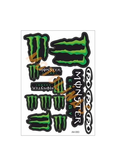 Monster Sticker Seti 3d Solmaz,çizilmez İç Dış Mekan Kullanım