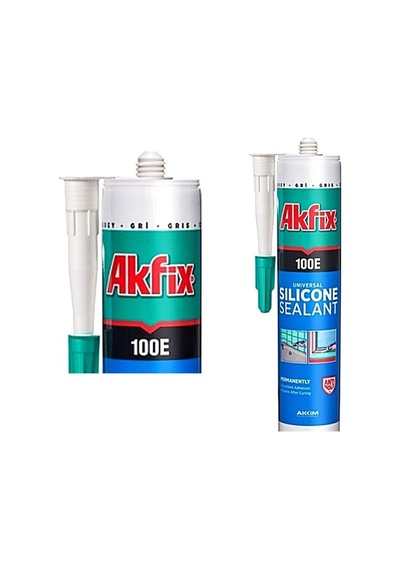 100e Genel Amaçlı Silikon 280 Gr Şeffaf Tekli