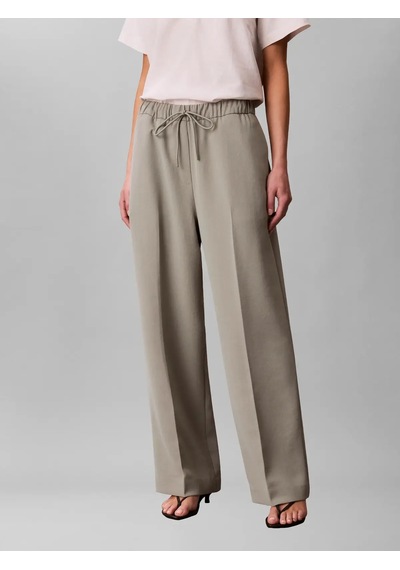 Calvin Klein Casual Twıll Pant, Pez, Xxs Bej Kadın Pantolon