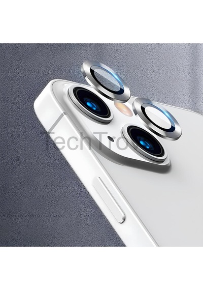 Apple İphone 13 Kamera Lens Koruyucu Parmak İzi Bırakmayan A+ Kalite Gümüş